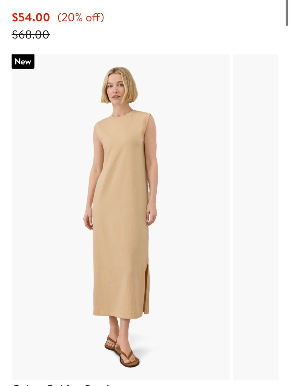 Pact Cotton Tank Dress